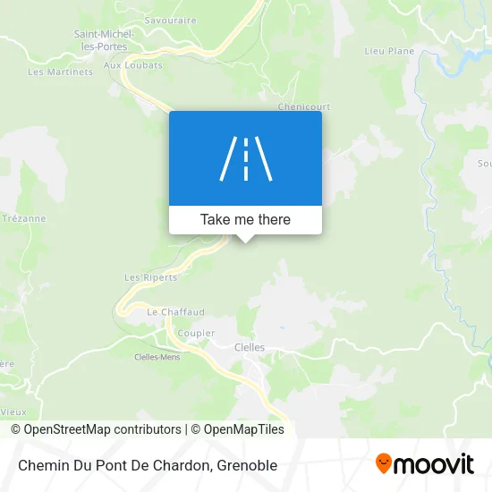 Chemin Du Pont De Chardon map