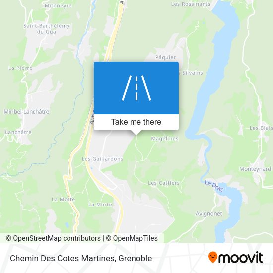Chemin Des Cotes Martines map