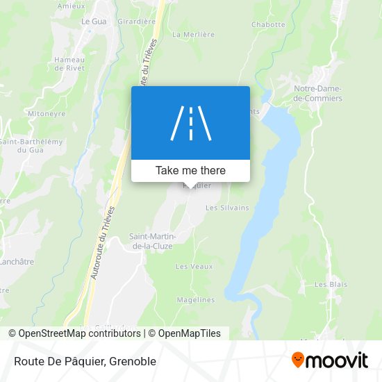 Route De Pâquier map