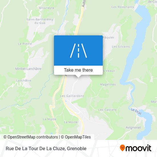 Rue De La Tour De La Cluze map