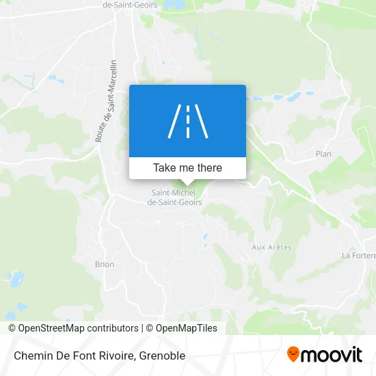 Chemin De Font Rivoire map
