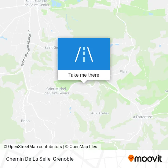 Chemin De La Selle map