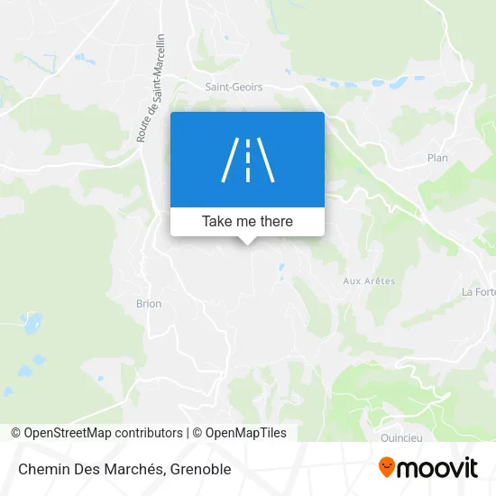Chemin Des Marchés map
