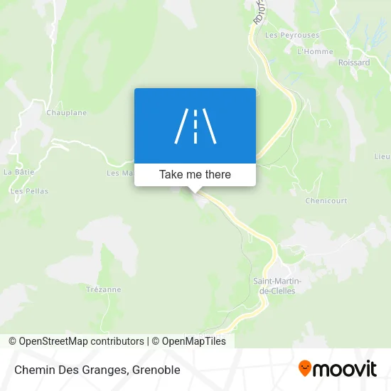 Chemin Des Granges map