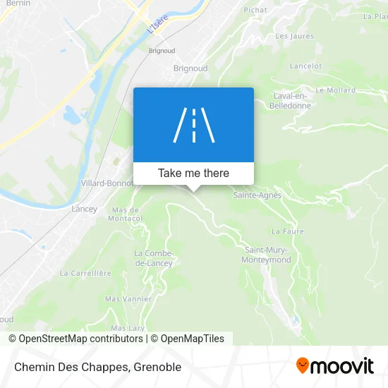 Chemin Des Chappes map