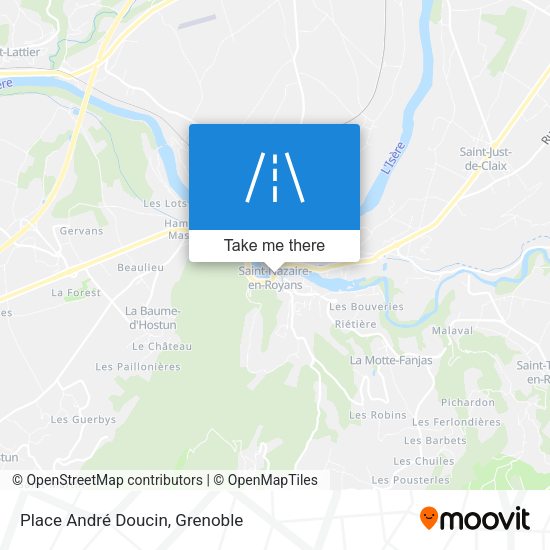 Place André Doucin map