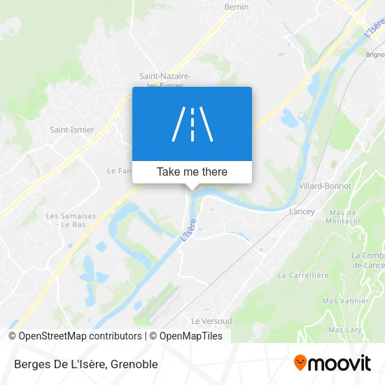 Berges De L'Isère map