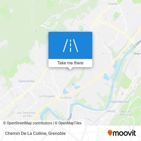 Chemin De La Colline map