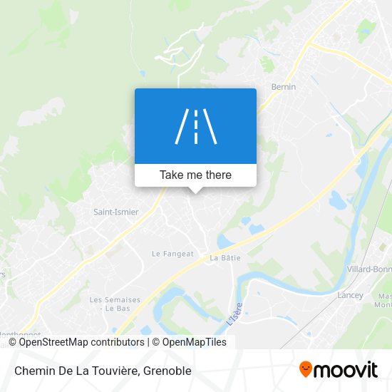 Chemin De La Touvière map