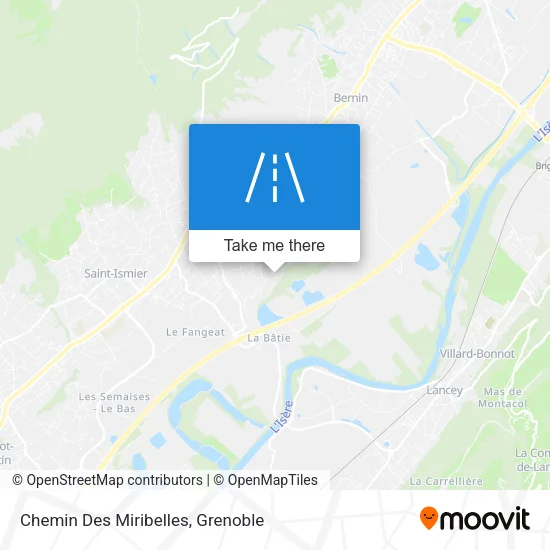 Chemin Des Miribelles map