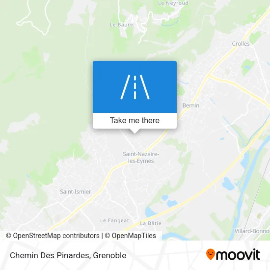 Chemin Des Pinardes map