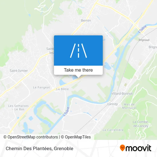 Chemin Des Plantées map