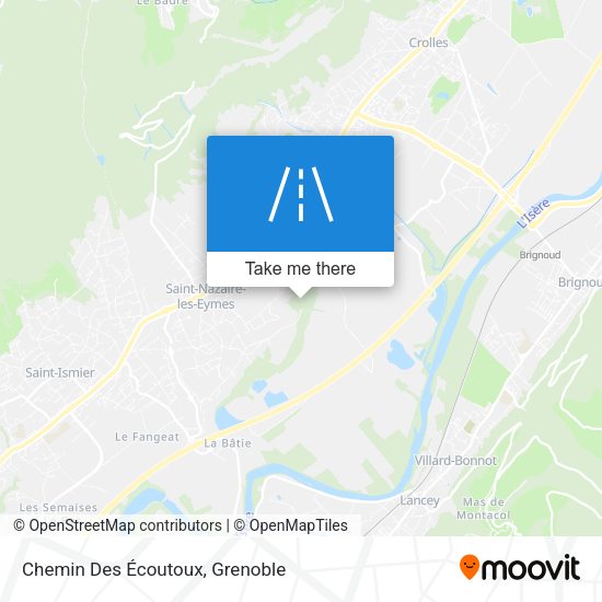 Chemin Des Écoutoux map