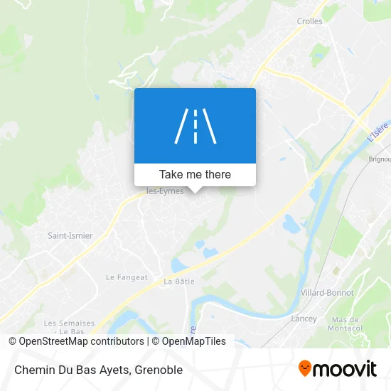 Chemin Du Bas Ayets map
