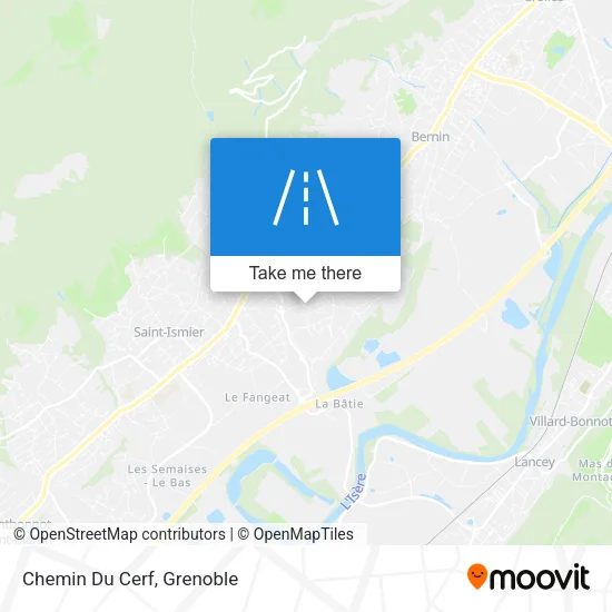 Chemin Du Cerf map