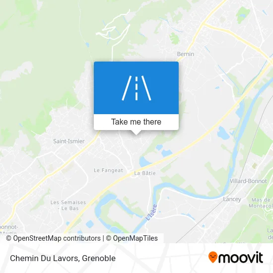 Chemin Du Lavors map