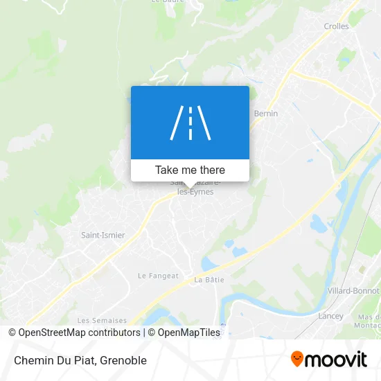 Chemin Du Piat map