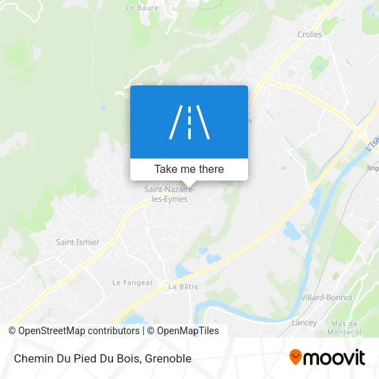 Chemin Du Pied Du Bois map