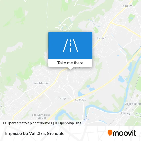 Impasse Du Val Clair map