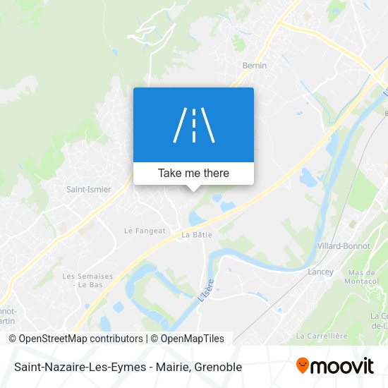 Saint-Nazaire-Les-Eymes - Mairie map
