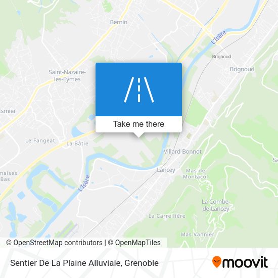 Sentier De La Plaine Alluviale map