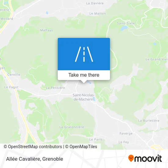 Allée Cavalière map