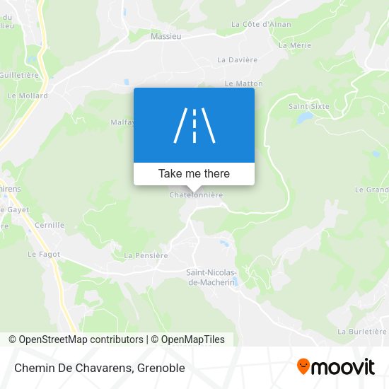 Chemin De Chavarens map