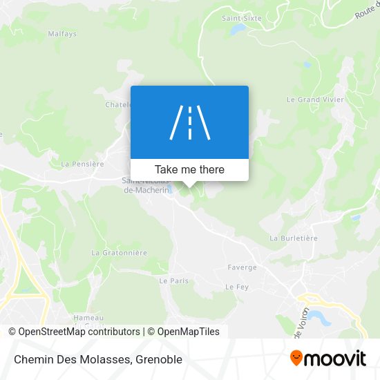 Chemin Des Molasses map