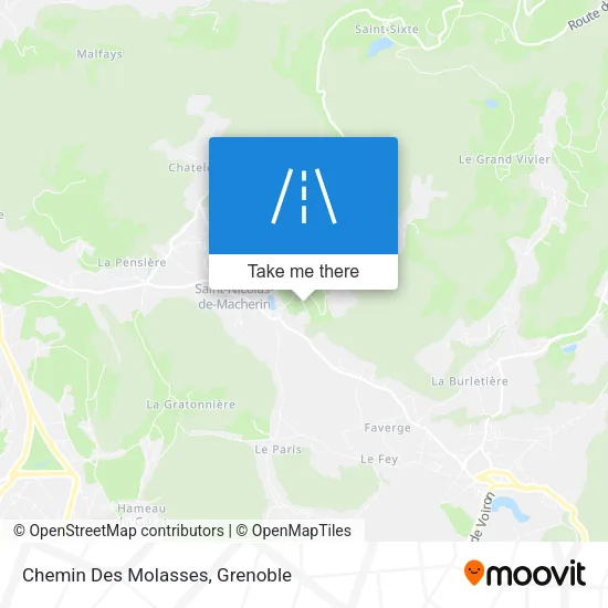 Chemin Des Molasses map
