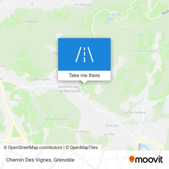 Chemin Des Vignes map