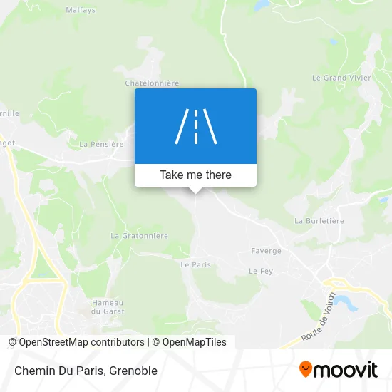 Chemin Du Paris map
