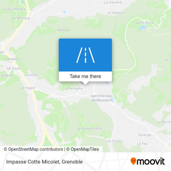 Impasse Cotte Micolet map