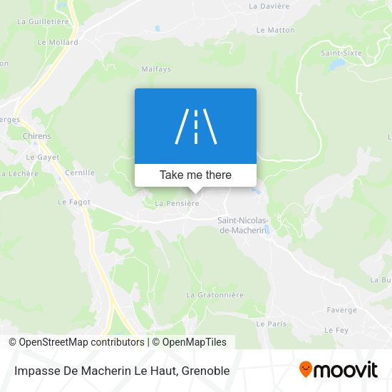 Impasse De Macherin Le Haut map