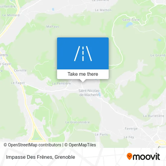 Impasse Des Frênes map