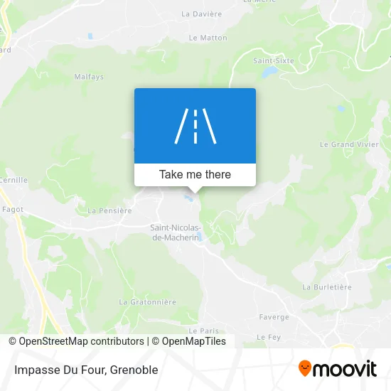 Impasse Du Four map