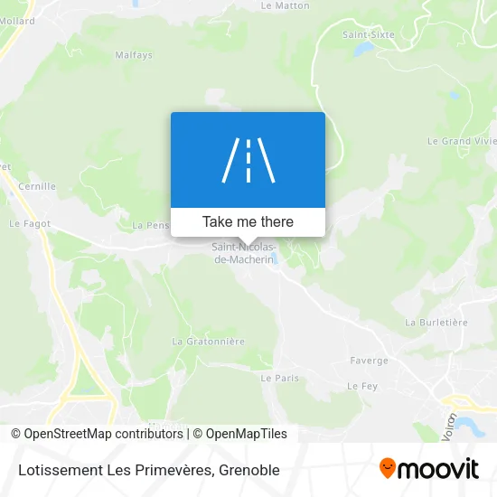 Lotissement Les Primevères map