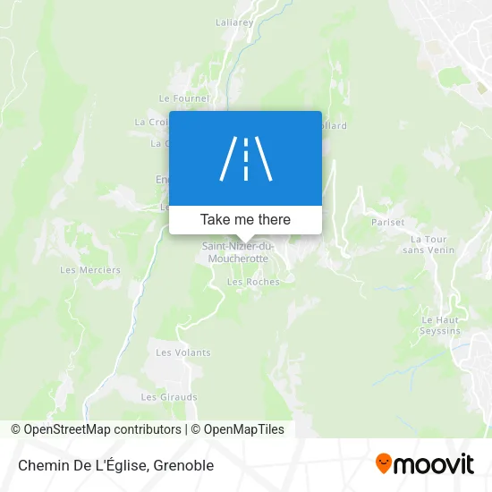 Chemin De L'Église map