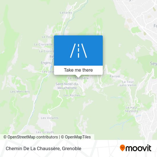 Chemin De La Chaussère map