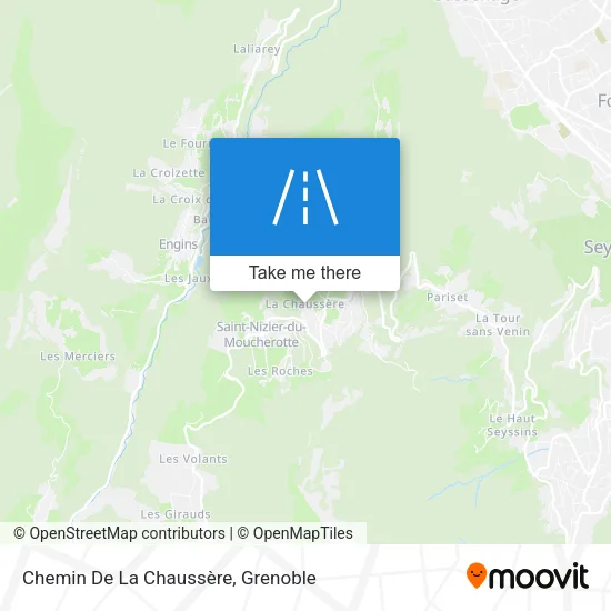 Chemin De La Chaussère map