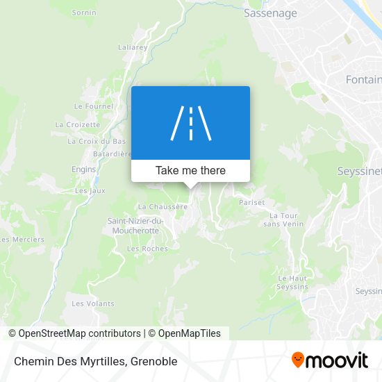 Chemin Des Myrtilles map