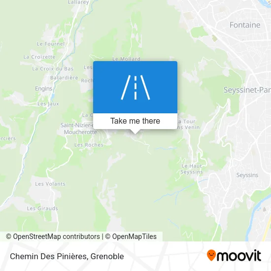 Chemin Des Pinières map