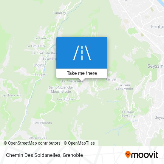 Chemin Des Soldanelles map