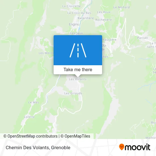 Chemin Des Volants map