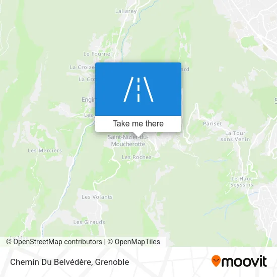 Chemin Du Belvédère map