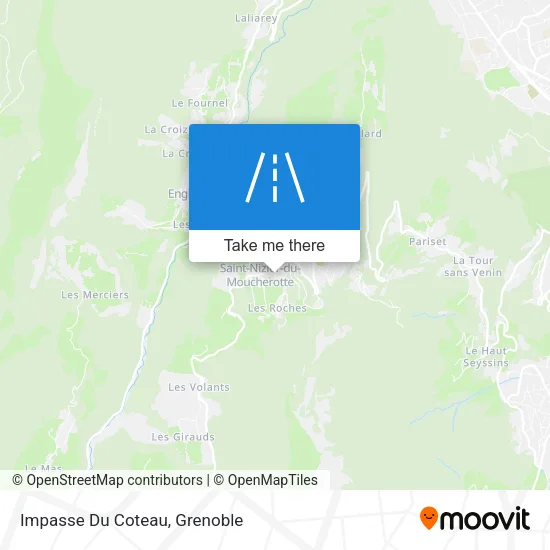 Impasse Du Coteau map