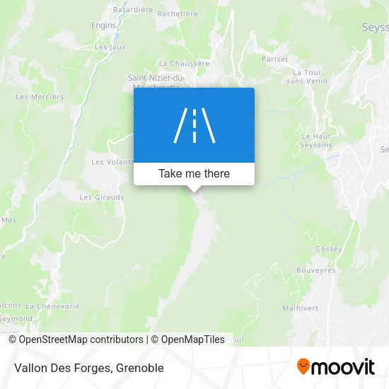 Vallon Des Forges map