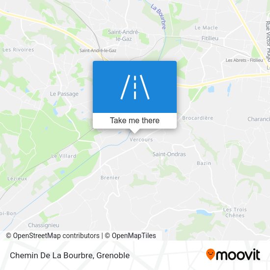 Chemin De La Bourbre map