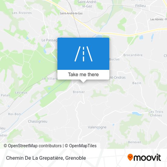 Chemin De La Grepatière map