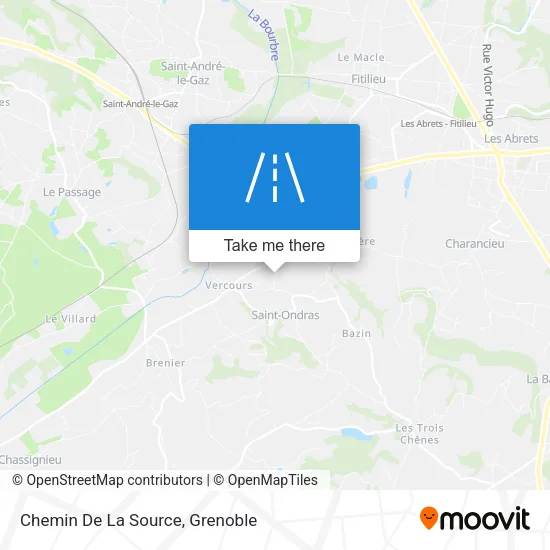 Chemin De La Source map