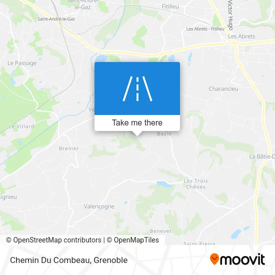 Chemin Du Combeau map